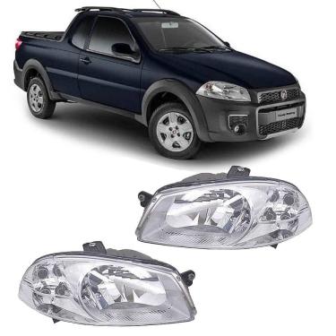 Imagem de Farol Strada Working 2014/2019 Par Magneti Marelli