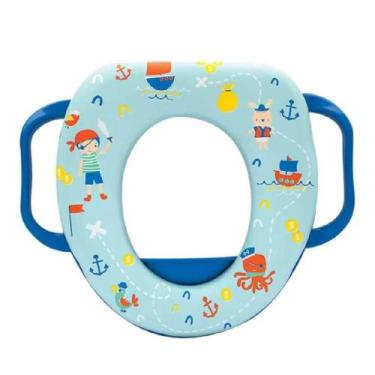 Imagem de Adaptador Sanitário Infantil Redutor Acolchoado com Alças - Yeet