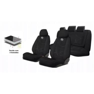 Imagem de Combo Capas Personalizado Exclusivo Sentra 01-15 + Volante + Chaveiro 