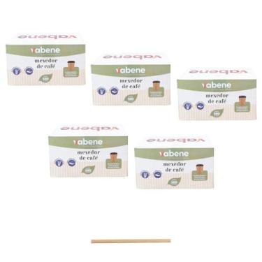 Imagem de Mexedor de café chá chimarrão vabene 11 cm com 500 kit 3