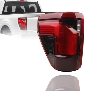 Imagem de Dasbecan Conjunto de luz traseira de halogênio do lado esquerdo do motorista com ponto cego (módulo não incluído) compatível com Ford F150 XL XLT STX 2024 2025 substitui RL3Z-13405-C RL34-13B505-BD