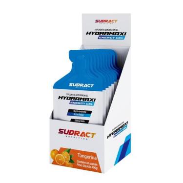 Imagem de Hydramaxi Gel 19g Carb Repositor Energético 10 Sache Sudract, Tangerin