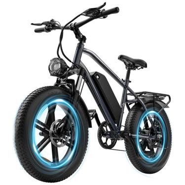 Imagem de Bicicleta Elétrica para Adultos 1000W de Pico, Até 25MPH, Bateria Removível de 48V15AH, Bicicleta Elétrica com Alcance de 38 Milhas e Pneu