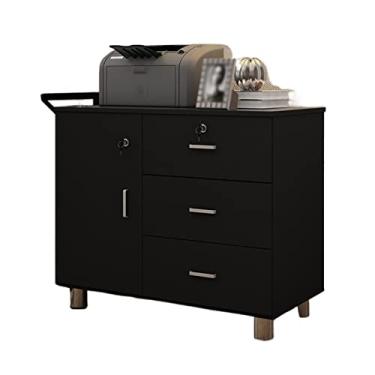 Imagem de SUNESA Suporte de impressão, suporte de impressão, mesa de cópia, armário, armário, armário, escritório, prateleira, bancada, mesa de impressora (cor: D)