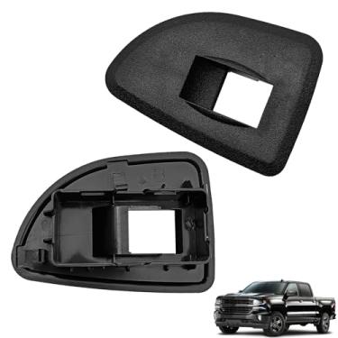 Imagem de SYudwen 2 peças de moldura traseira esquerda e direita compatível com Chevy Silverado 1500/3500/2500 HD 2009-2013 GMC Sierra 1500/2500/3500 2009-2013 substitui OE #25995490 e 259955 494