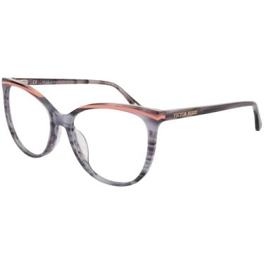 Imagem de Armação de Óculos Victor Hugo VH1910 550GBL - Cinza Striped 55
