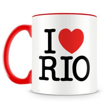 Imagem de Caneca I Love Rio de Janeiro - Cerâmica 325ml - Amo Canecas