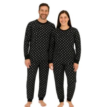 Imagem de Pijama Temático Adulto Unissex Estampado - Carinha De Anjo, P