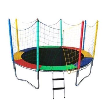 Imagem de Cama Elástica Slim 3,05m - Rede Colorida Yeladim