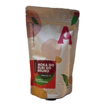 Imagem de Café Academia do Café Moka do Rubi do Bruno em grãos 250 g