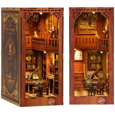 Imagem de Livro de quebra-cabeça de madeira 3D DIY Nook CRIOLPO Grimm Cottage co