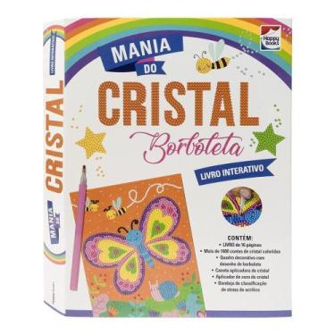 Imagem de Livro Interativo - Mania Do Cristal: Borboleta - HAPPY BOOKS, Sortido