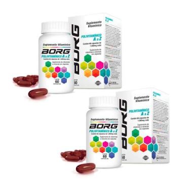 Imagem de Kit Com 2 Borg Az 1000mg 60 comprimidos Cada