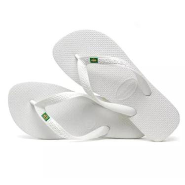 Imagem de Chinelo Havaianas Brasil BRASIL 17/18, Branco, 35/36