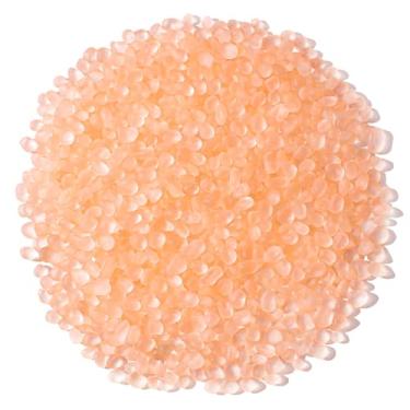 Imagem de Keedolla Pedras de vidro marinho de 1,360 g, pedras preciosas de vidro fosco para aquário, cascalho, rochas de aquário, enchimentos de vasos, artesanato DIY - pêssego