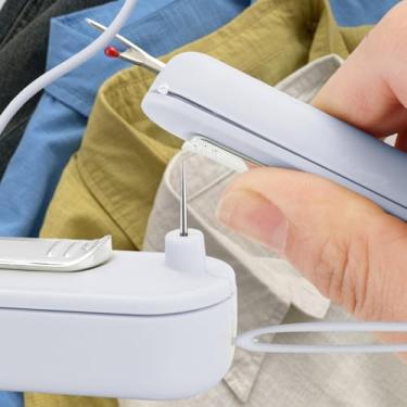 Imagem de 1 kit multifuncional de removedor de agulha e linha de costura, ferramentas de bordado artesanal, 11 cm (roxo)