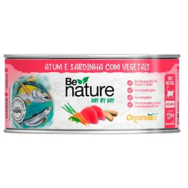 Imagem de Pate Be Nature Day By Day para Gatos Adultos Sabor Atum e Sardinha com