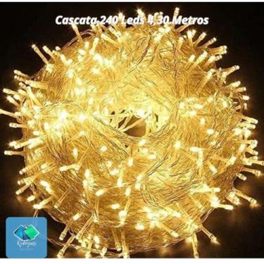 Imagem de Cascata Pisca Pisca 240 Leds 4,3 M 220V Decoração Natal - Wincy Natal