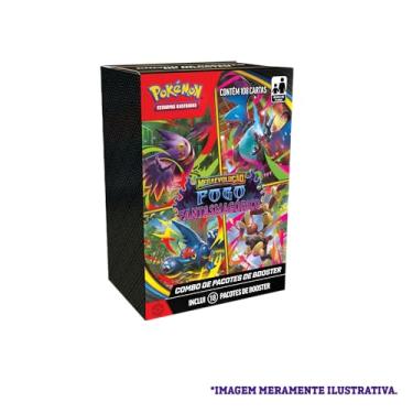 Imagem de Pokémon TCG, Combo de Booster ME02 Fogo Fantasmagórico