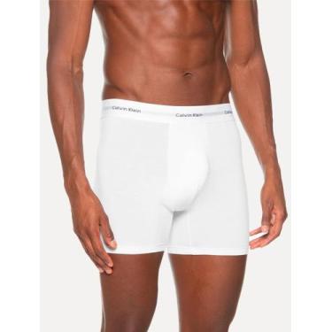Imagem de Cueca Calvin Klein Underwear Trunk Modal Modern Logo Branca 1UN, XL/GG