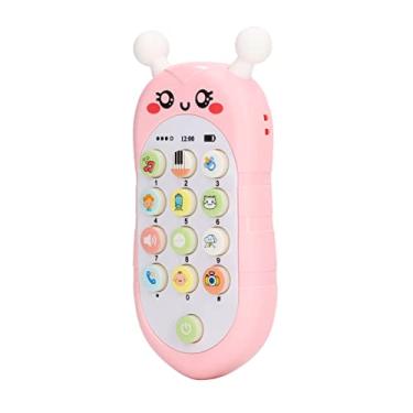 Imagem de Hztyyier Brinquedo para Celular de bebê, Tocador de Música Estilo Abelha de Mel Fofo como Auxílio para Dormir, para Material Durável (Rosa com cordão)