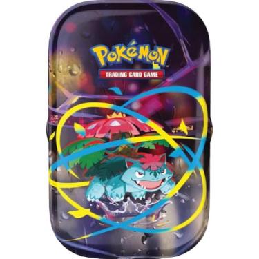 Imagem de Pokemon Trading Card Game TCG Mega Evolutions Mini Tins - 2 Packs, 1 Destined Rivals, 1 Mega Evolution Plus Sticker and Art Card (Mega Venusaur)