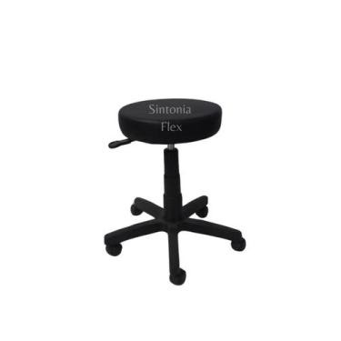 Imagem de Cadeira Mocho Sem Encosto Regulagem Altura Rodízio Corano - Sintonia F