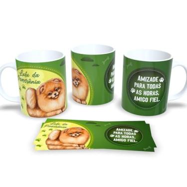 Imagem de Meu Melhor Amigo Caneca de Porcelana Pet Dog Cachorro (Lulu da Pomerânia.)