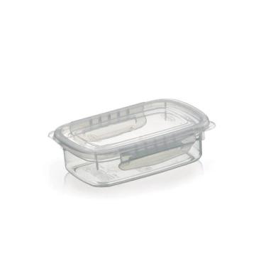Imagem de Pote Para Alimentos 270 ML Com Tampa e Travas Transparente 14x10x4Cm N