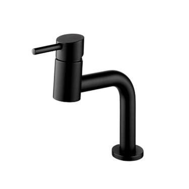 Imagem de Torneira Lorenzetti Monocomando Lavatório Swan BK 2875 B42 Preto Bica Baixa Quente /Frio
