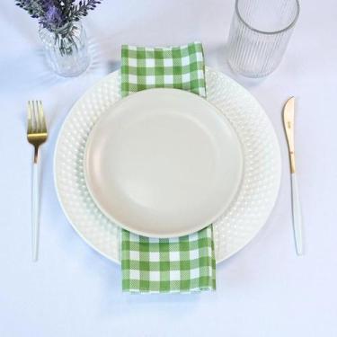 Imagem de Kit 2 Pçs Guardanapo 2 Lugares Allegra 35x35cm Estampa Digital Tecido 