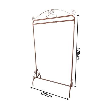 Imagem de Arara Desfile Simples Dobravel 1,20x1,70m Retro Rose Gold