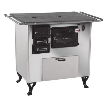 Imagem de Fogão A Lenha C Forninho C Caixa Dir Inox Fornos Pinhal N1