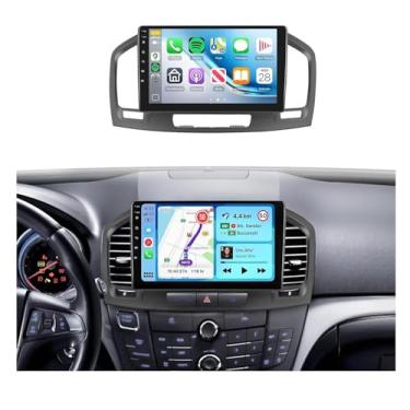 Imagem de Rádio 4G + 64G Android 13 para Buick Regal 2009-2013 Opel Insignia 2008-2013 carro estéreo sem fio Carplay Android Auto, 5.0Bluetooth 32EQ, tela sensível ao toque IPS 1280 x 720P, câmera de backup FM
