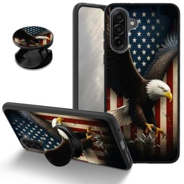 Imagem de AIRWEE Capa de TPU macia para Samsung Galaxy A36 5G, capa fina com suporte, proteção contra quedas, absorção de choque, carregamento sem fio, capa para celular compatível com Galaxy A36 5G de 6,7