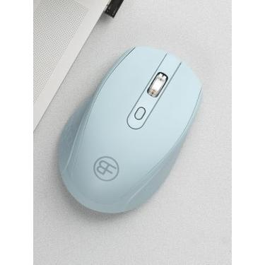 Imagem de Mouse sem fio, receptor USB, mouse móvel de 2,4 G, consumo de energia ultrabaixo com bateria de longa duração, 7 botões, compacto e portátil, para laptops, PCs e tablets