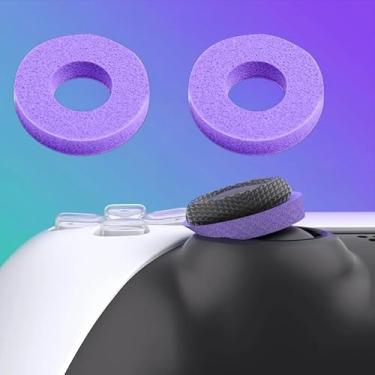 Imagem de 2pcs Invisible Elastic Game Joystick Anti-Wear Silicone Protective Guard for PlayStation Steam Deck Game Controller (Purple)