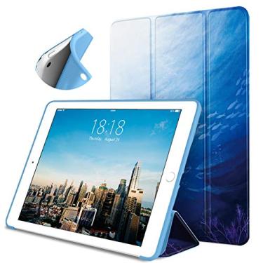 Imagem de DTTO Capa macia pintada para iPad Mini123, para Apple iPad Mini 1 (2012), iPad Mini 2 (2013), iPad Mini 3 (2014), Peace sea