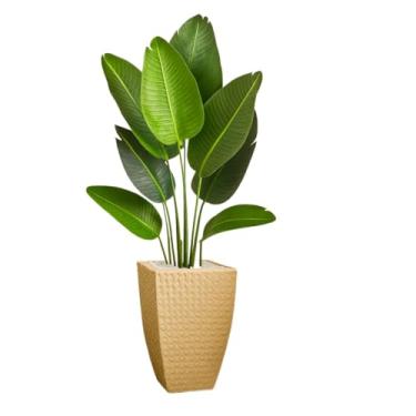 Imagem de Kit Decoração com Arranjo Artificial e Vaso – Planta Decorativa Realista para Sala, Escritório e Ambientes Internos