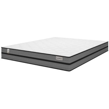 Imagem de Colchão Solteiro King Plumatex Molas Ensacadas (Pocket) | 108x198x25cm | Firmeza Intermediária | Suporta 110kg/Pessoa | AG D80, One Side e Malha Premium