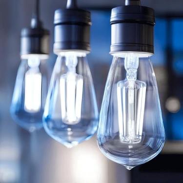 Imagem de Lâmpadas LED Edison Brightown 6W 5000K brancas 750lm E26, pacote com 4