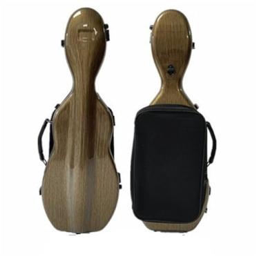 Imagem de Estojo/bolsa Traseira Para Violino, Capa De Fibra De Carbono Leve Com Bolsa De Música Leve Estojo para instrumento de violino(Brown)