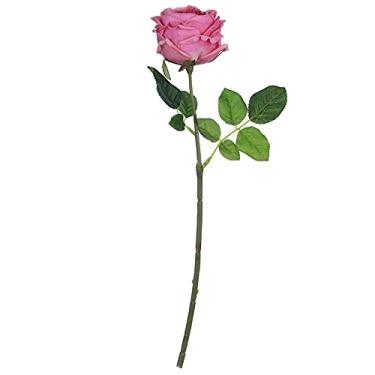 Imagem de Festa de seda para casa noiva 1 peça decoração folha casamento artificial rosa flor falsa decoração de casa flores de lavanda artificiais flores artificiais (cor: rosa, tamanho: Talla Única)