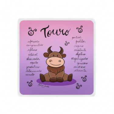 Imagem de Mini Luminária Box Signos Touro USB, LED 5W, Polietileno, 11.5x11.5x4.5cm, Decorativa, Tema Zodíaco, Bivolt