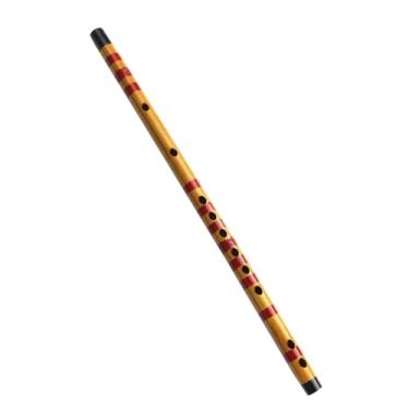 Imagem de Flauta de bambu vintage para iniciantes Superfície lisa sem rebarbas com nó chinês para desempenho adulto