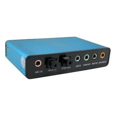 Imagem de Placa De Som Externa Usb - 5.1-6ch - Óptico