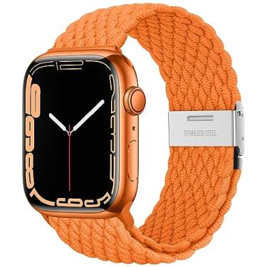 Imagem de Qimela Pulseira feminina e masculina de 38 mm, 40 mm, 41 mm, 42 mm, 44 mm, 45 mm, 46 mm e 49 mm, para Apple Watch séries 11, 10, 9, 8, 7, 6, 5, 4, SE, Ultra 3 2 1