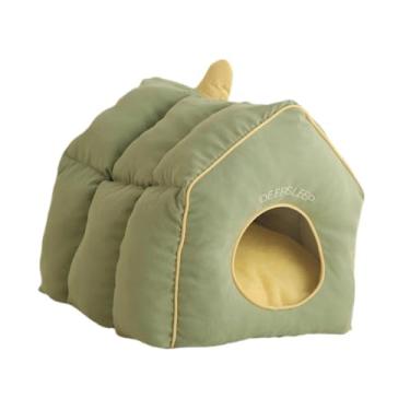 Imagem de IEUDNS Casa para gatos, caverna para gatos, almofada macia, suprimentos para animais de estimação, casa para cães removível, cama para dormir, tenda para, M