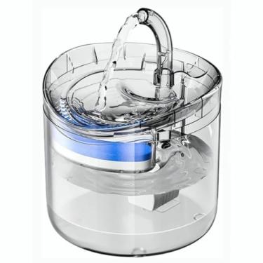 Imagem de Bebedouro Dispensador Automático 2L para Pets - Fonte de Água para Gatos e Cães