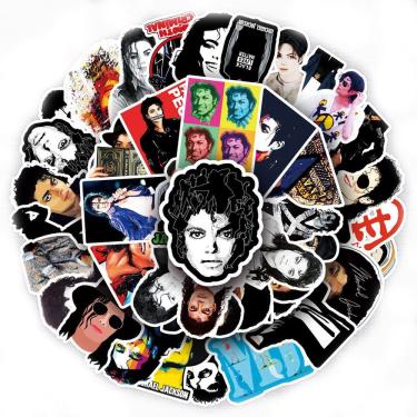 Imagem de Adesivos Anime de vinil impermeável Michaels Jacksons (51 unidades)